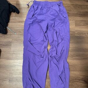 Amazon purple parachute pants